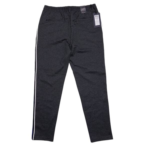 NWT Jack & Jones Vega Trash Pants 31X34 Grey w/ Blue Stripe - Picture 2 of 6